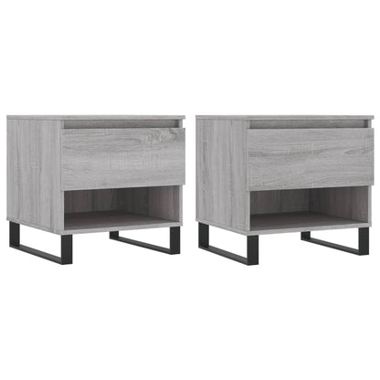 Coffee Tables 2 pcs Grey Sonoma 50x46x50 cm Engineered Wood