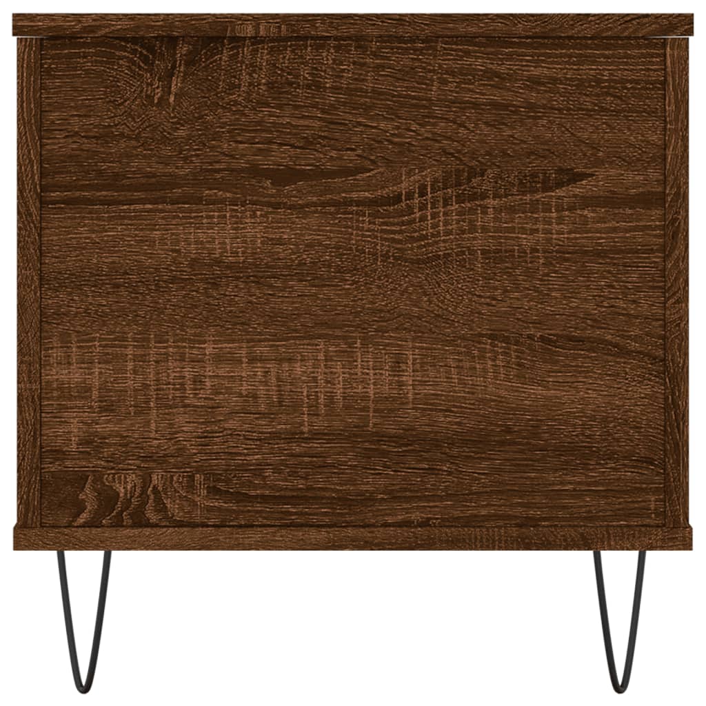 Coffee Table Brown Oak 90x44.5x45 cm Engineered Wood