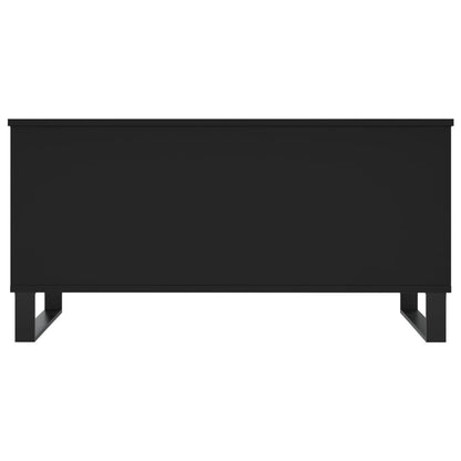 Coffee Table Black 90x44.5x45 cm Engineered Wood