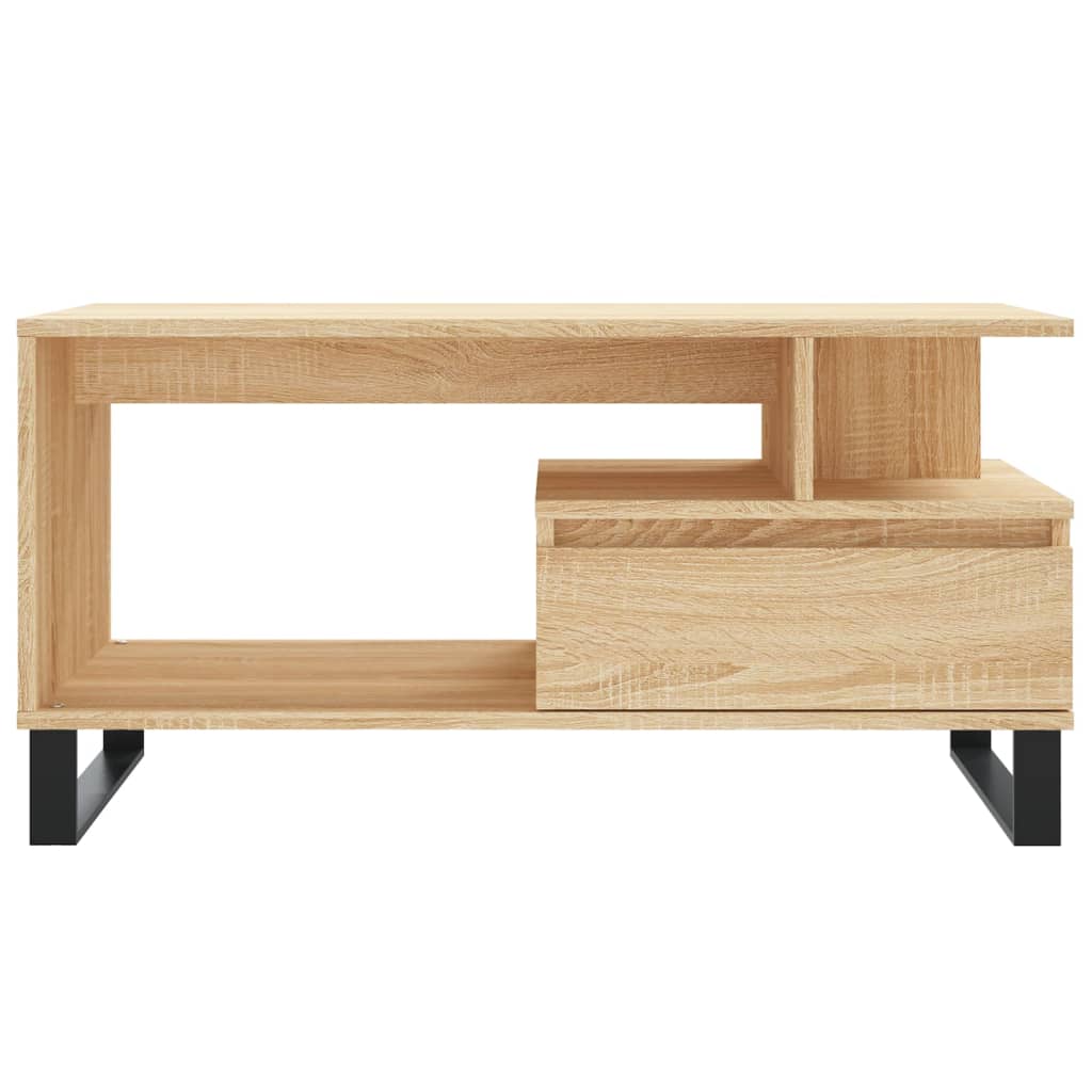 Coffee Table Sonoma Oak 90x49x45 cm Engineered Wood