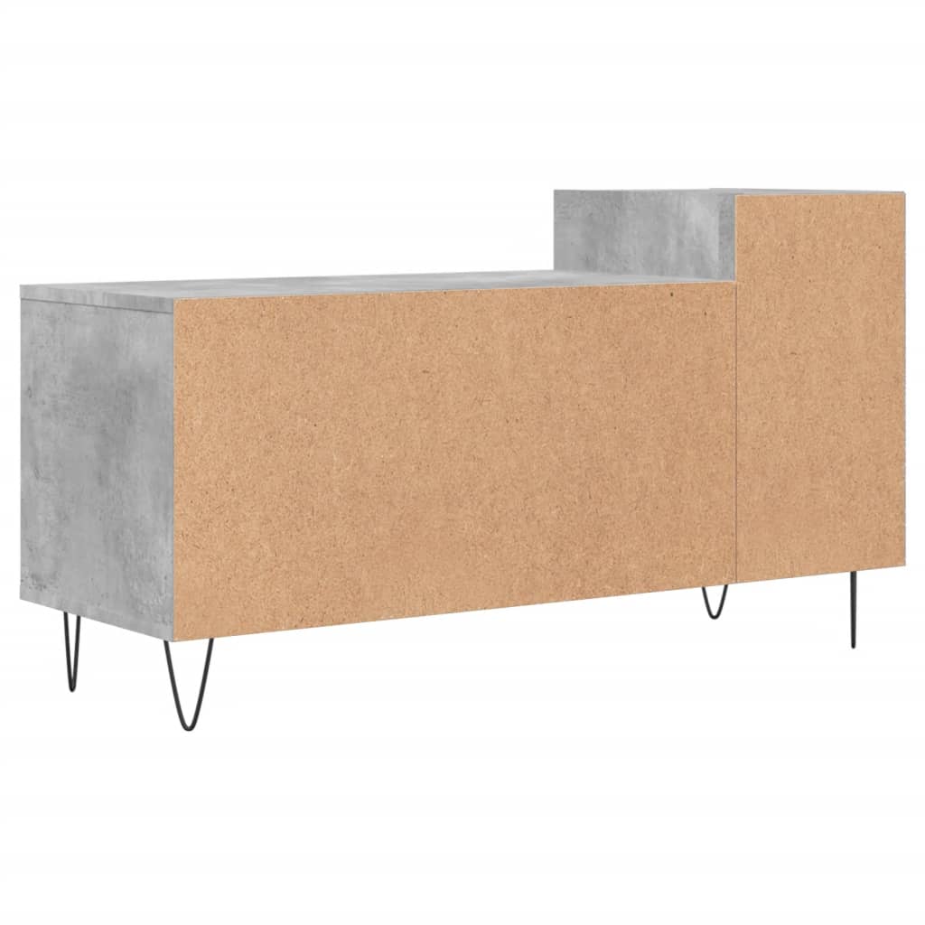 TV Cabinet Concrete Grey 100x35x55 cm Engineered Wood