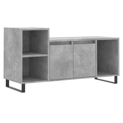 TV Cabinet Concrete Grey 100x35x55 cm Engineered Wood