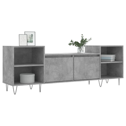 TV Cabinet Concrete Grey 160x35x55 cm Engineered Wood