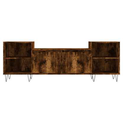 TV Cabinet Smoked Oak 160x35x55 cm Engineered Wood
