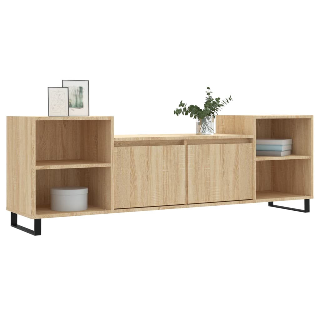 TV Cabinet Sonoma Oak 160x35x55 cm Engineered Wood