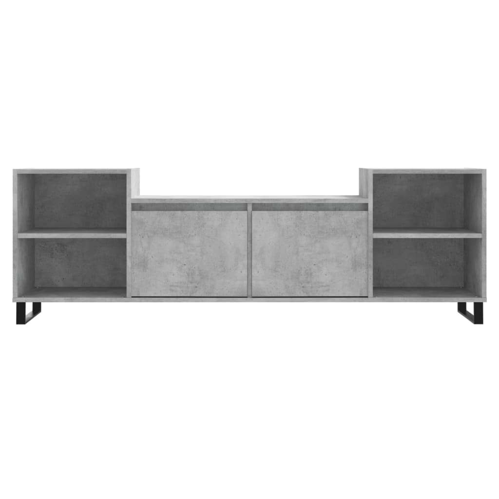 TV Cabinet Concrete Grey 160x35x55 cm Engineered Wood