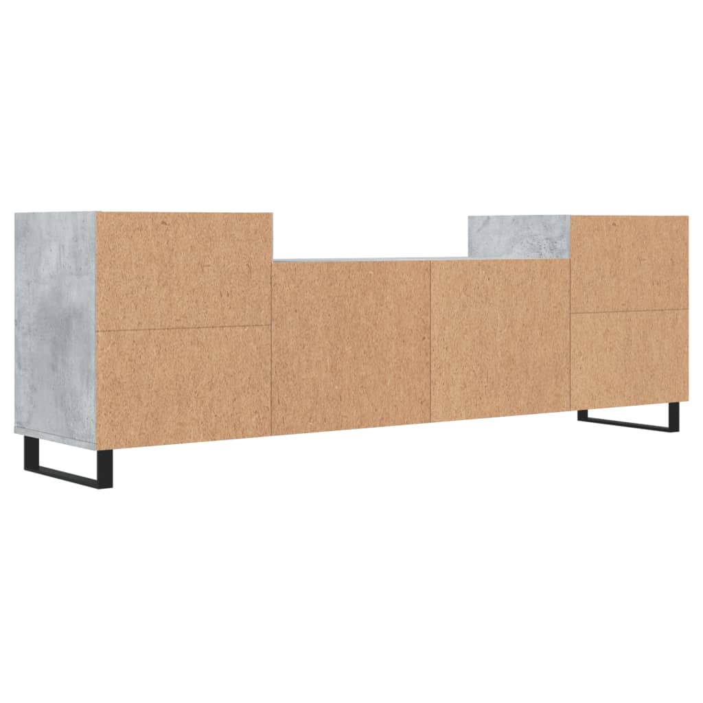 TV Cabinet Concrete Grey 160x35x55 cm Engineered Wood