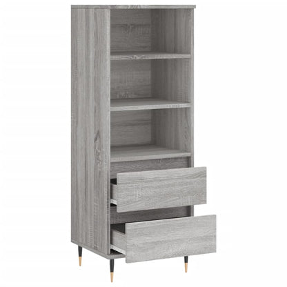 Highboard Grey Sonoma 40x36x110 cm Engineered Wood