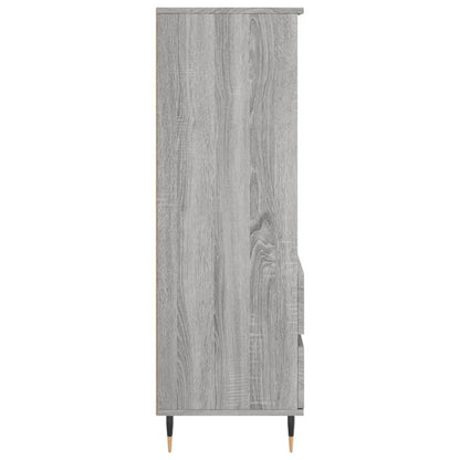 Highboard Grey Sonoma 40x36x110 cm Engineered Wood