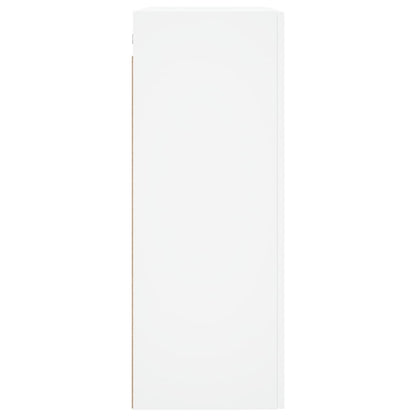 Wall Mounted Cabinet White 69.5x34x90 cm Engineered Wood