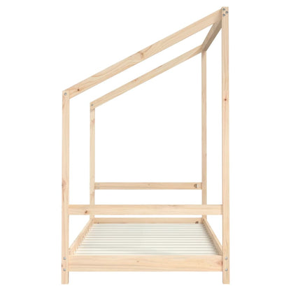 Kids Bed Frame 90x200 cm Solid Wood Pine