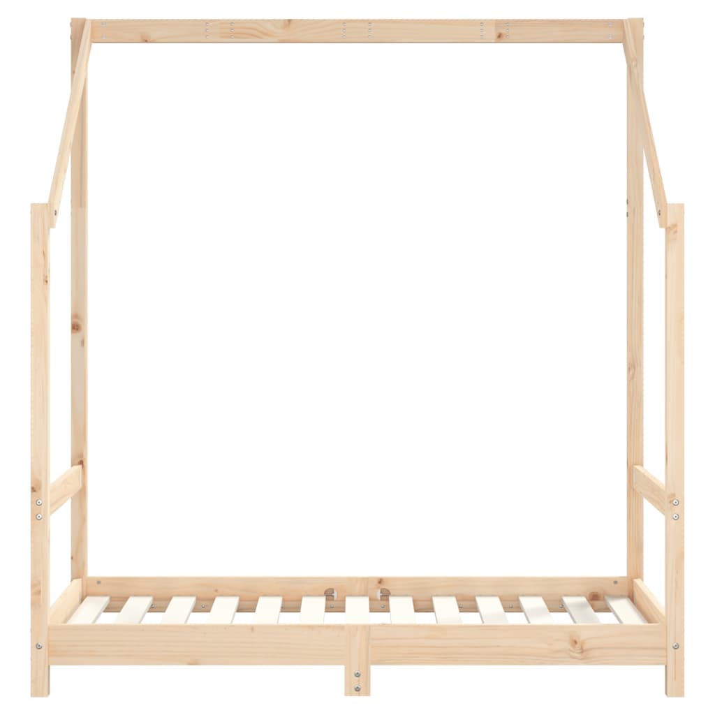 Kids Bed Frame 70x140 cm Solid Wood Pine