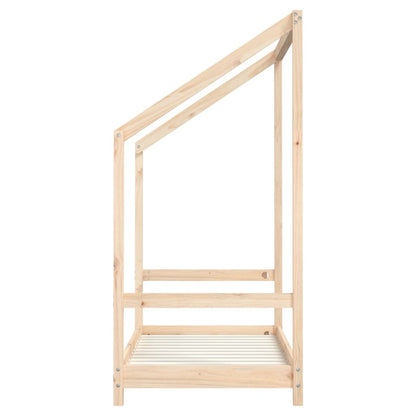 Kids Bed Frame 70x140 cm Solid Wood Pine