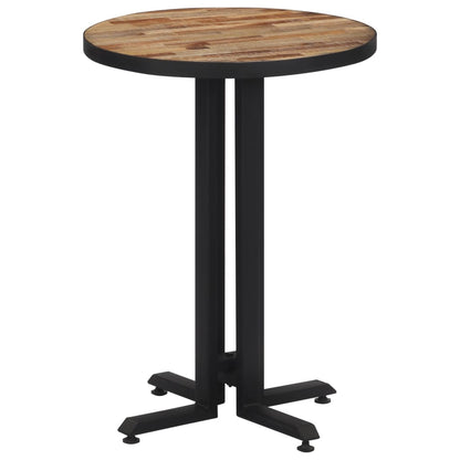 Bistro Table Round Ø55x76 cm Solid Reclaimed Teak