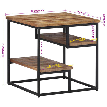 Side Table 50x50x50 cm Solid Reclaimed Teak