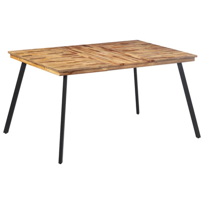 Dining Table 148x97x76 cm Solid Wood Teak