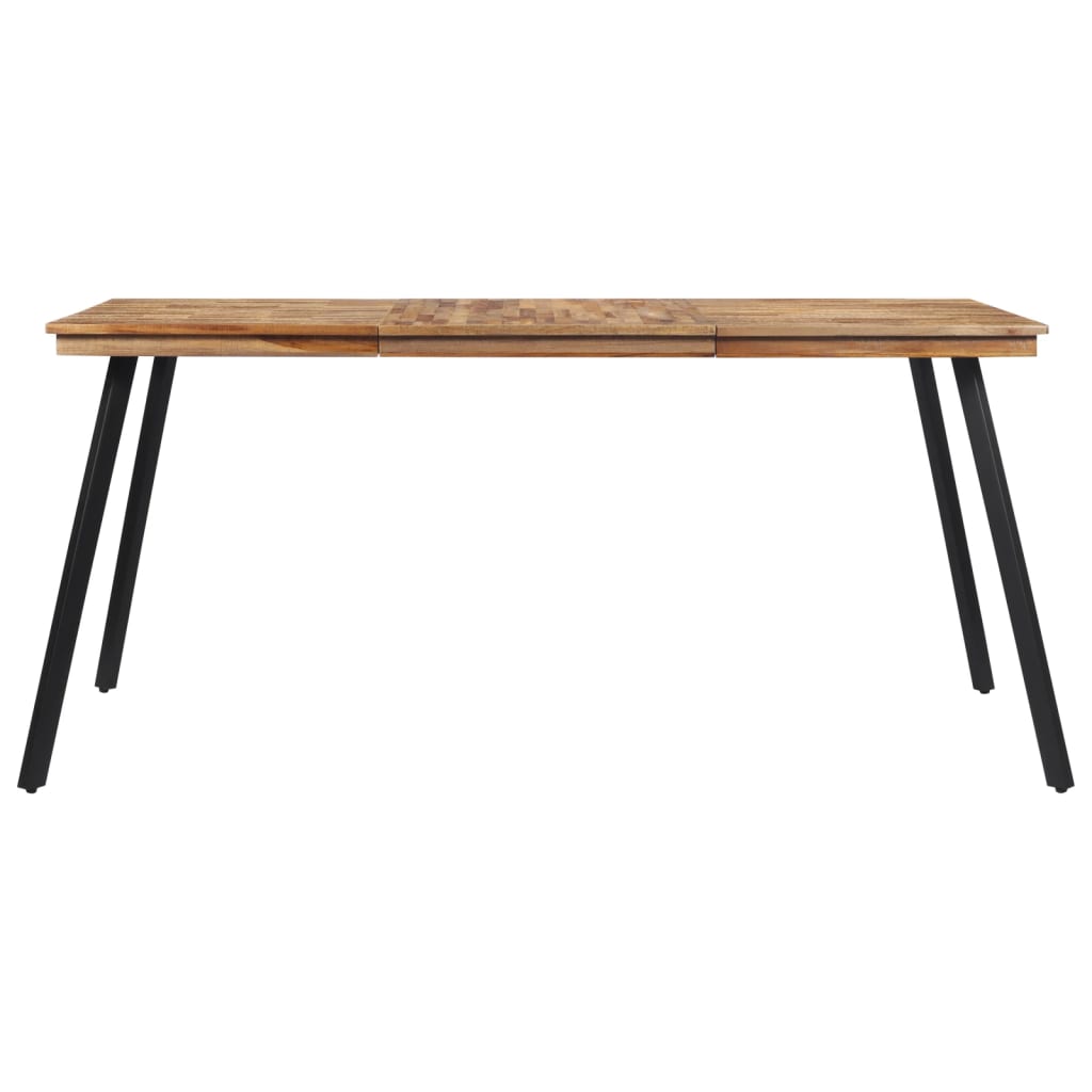 Dining Table 169x98.5x76 cm Solid Wood Teak