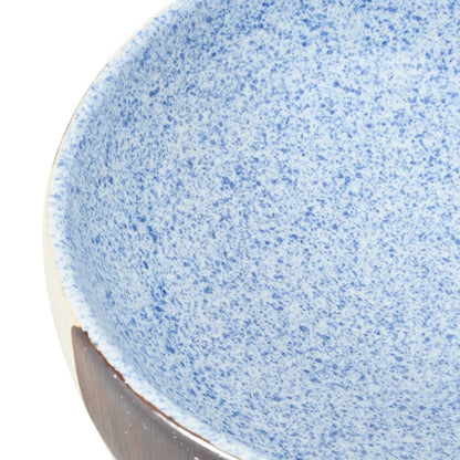 Countertop Basin Multicolour Oval 59x40x14 cm Ceramic