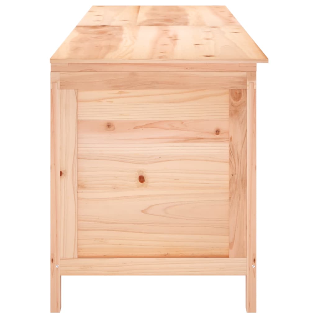 Garden Storage Box 198.5x50x56.5 cm Solid Wood Fir