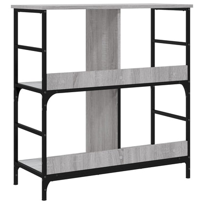 Bookshelf Grey Sonoma 78.5x33x82 cm Engineered Wood