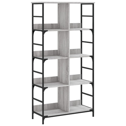 Bookshelf Grey Sonoma 78.5x33x153 cm Engineered Wood