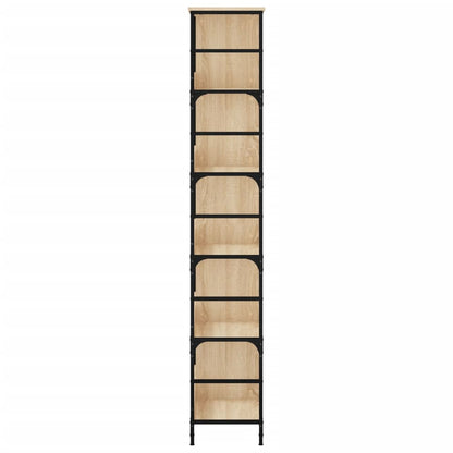 Bookshelf Sonoma Oak 78.5x33x188.5 cm Engineered Wood