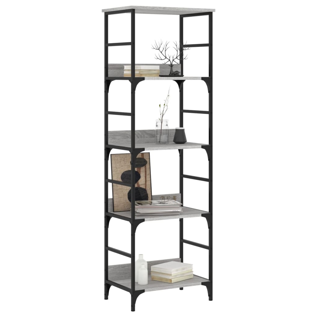 Bookshelf Grey Sonoma 50x33x153 cm Engineered Wood