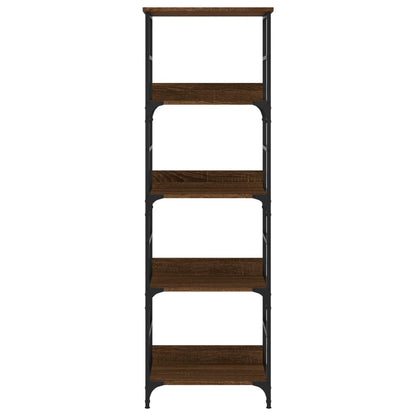 Bookshelf Brown Oak 50x33x153 cm Engineered Wood