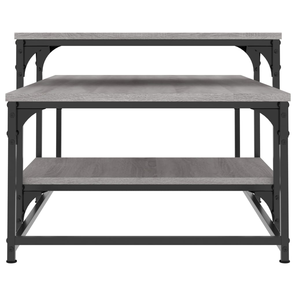 Coffee Table Grey Sonoma 102x60x45 cm Engineered Wood