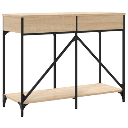 Console Table Sonoma Oak 100x39x78.5 cm Engineered Wood