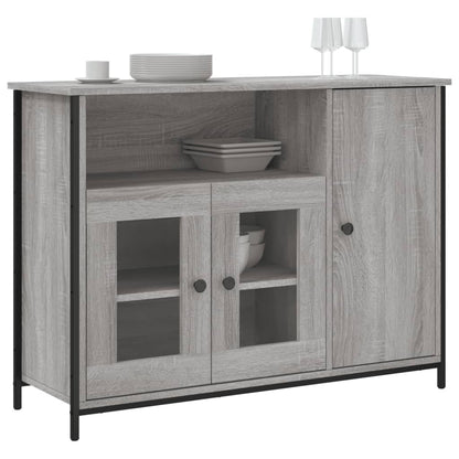 Sideboard Grey Sonoma 100x35x75 cm Engineered Wood