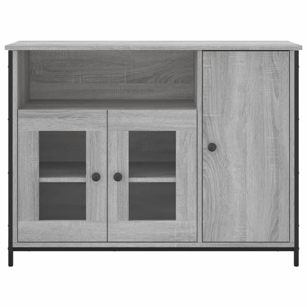 Sideboard Grey Sonoma 100x35x75 cm Engineered Wood