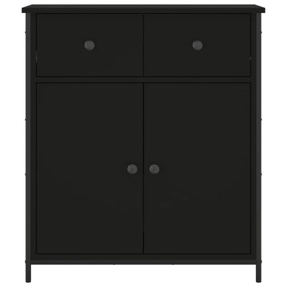 Sideboard Black 70x30x80 cm Engineered Wood