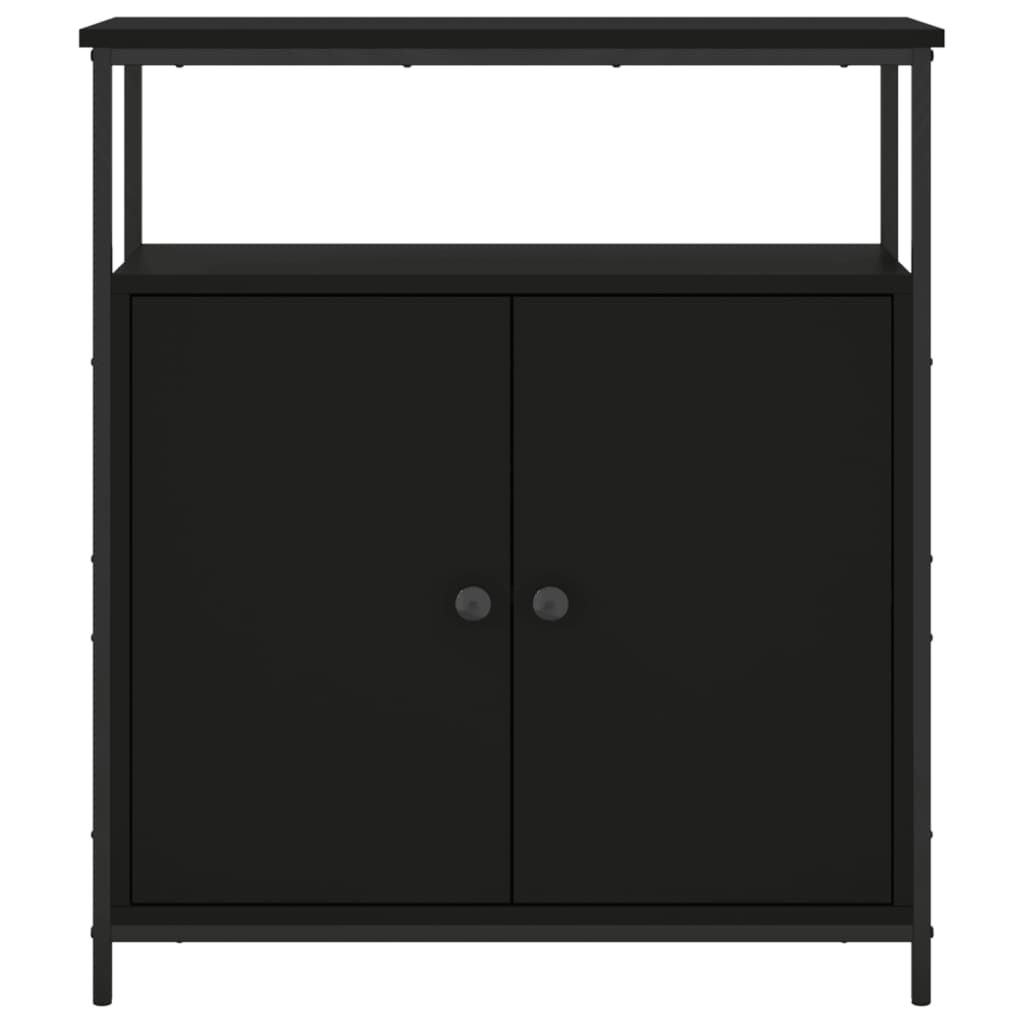 Sideboard Black 70x30x80 cm Engineered Wood