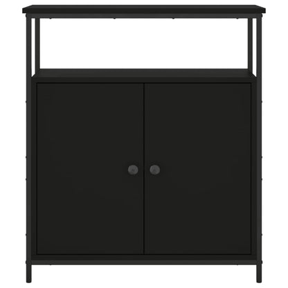 Sideboard Black 70x30x80 cm Engineered Wood