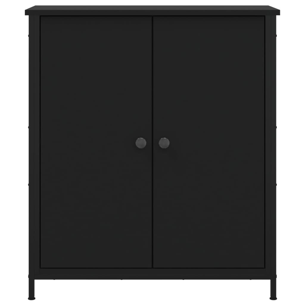 Sideboard Black 70x30x80 cm Engineered Wood