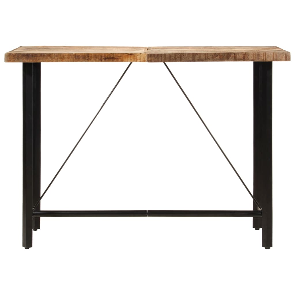 Bar Table 150x70x107 cm Solid Wood Mango and Iron