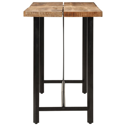 Bar Table 150x70x107 cm Solid Wood Mango and Iron