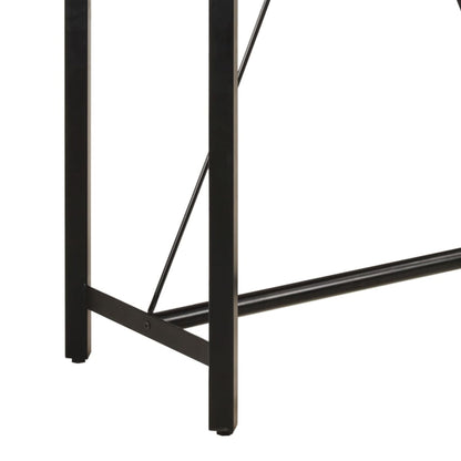 Bar Table 150x70x107 cm Solid Wood Mango and Iron