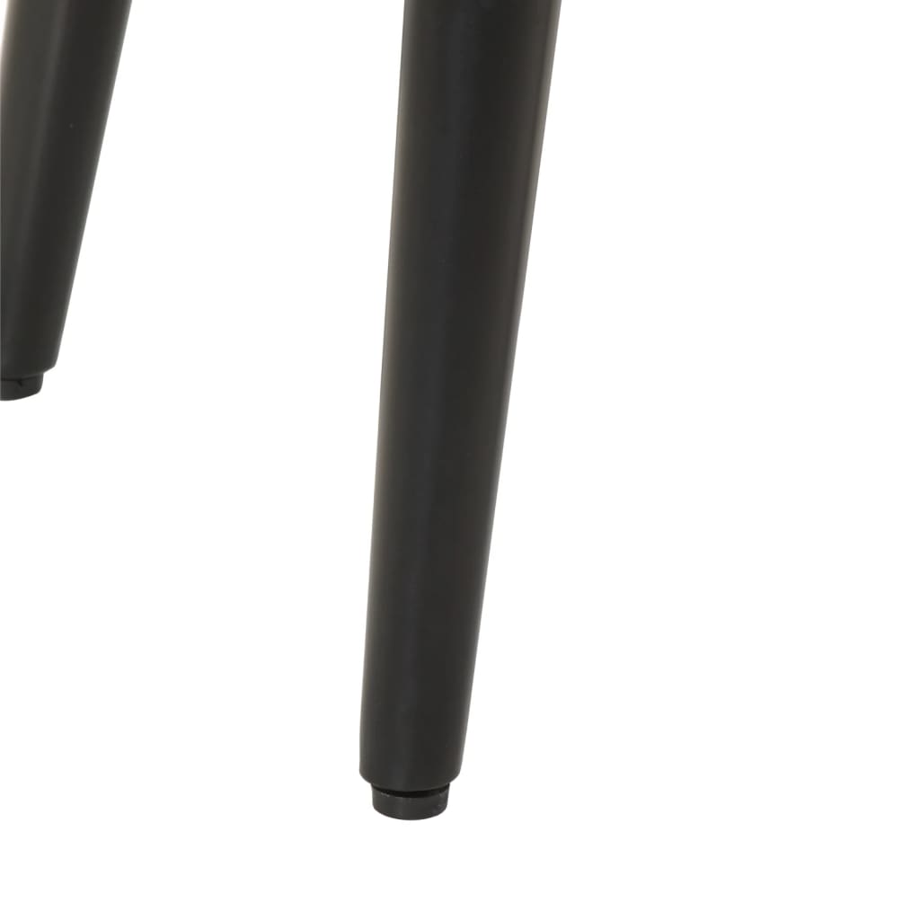 Coffee Table 45x45x40 cm Solid Wood Mango and Iron