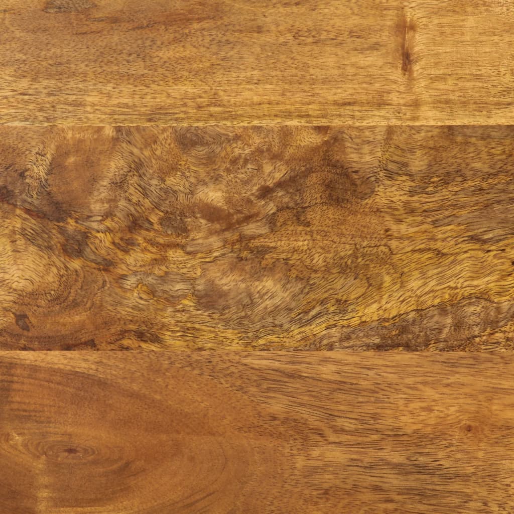 Coffee Table 45x45x40 cm Solid Wood Mango and Iron