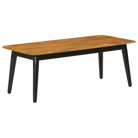 Coffee Table 110x50x40 cm Solid Wood Mango and Iron