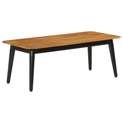 Coffee Table 110x50x40 cm Solid Wood Mango and Iron