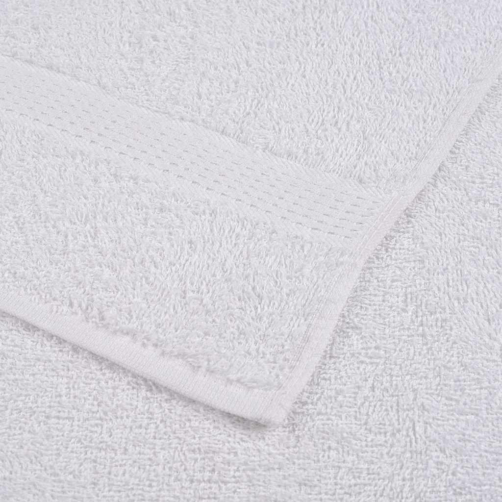 Washcloths 10 pcs White 15x21 cm 360 gsm 100% Cotton