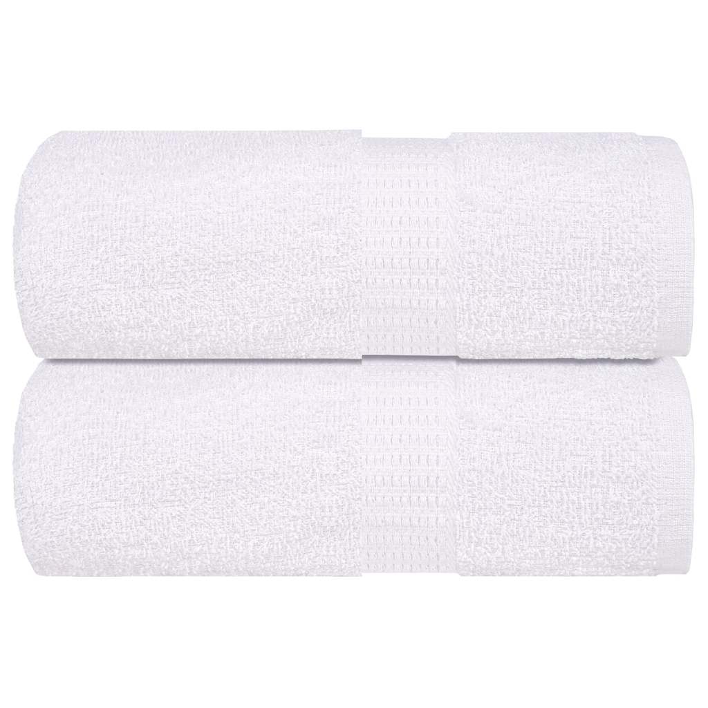 Soap Towels 2 pcs White 30x30 cm 360 gsm 100% Cotton