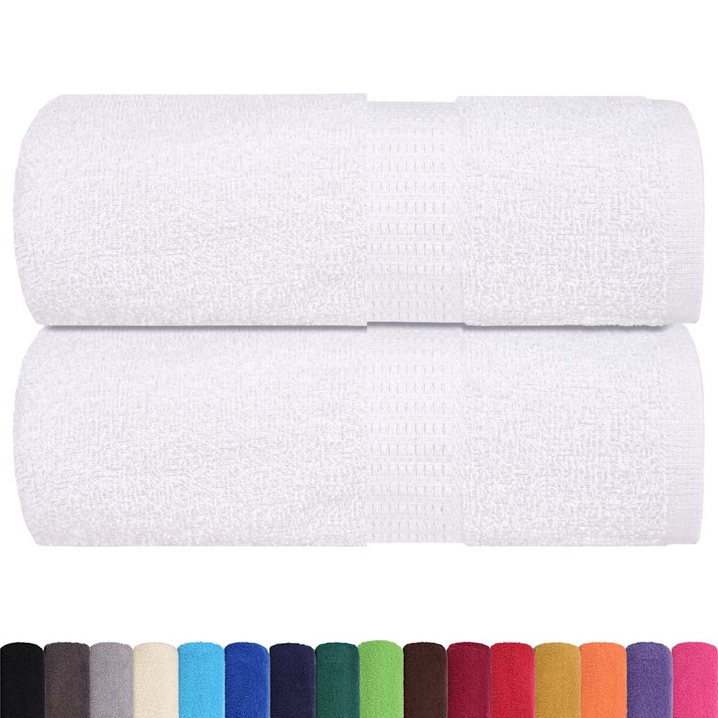 Soap Towels 2 pcs White 30x30 cm 360 gsm 100% Cotton