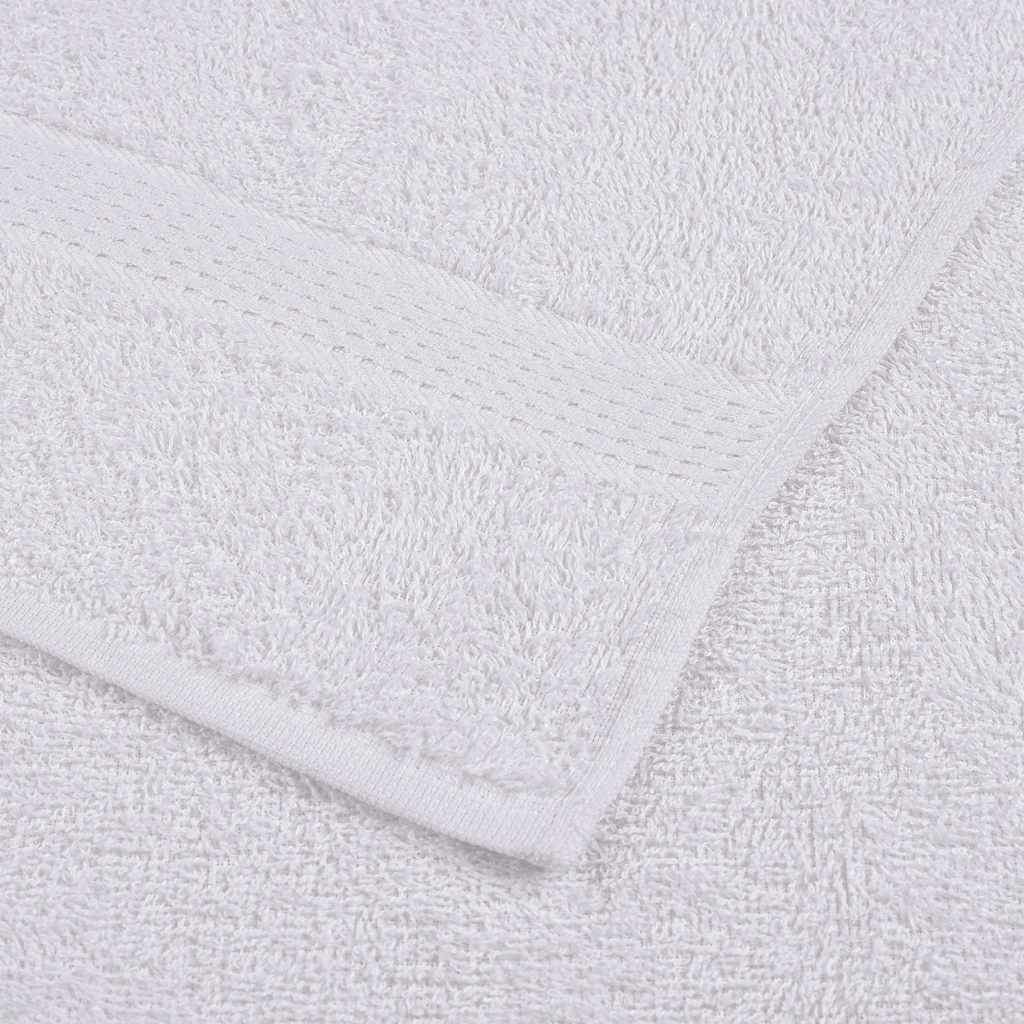 Soap Towels 2 pcs White 30x30 cm 360 gsm 100% Cotton