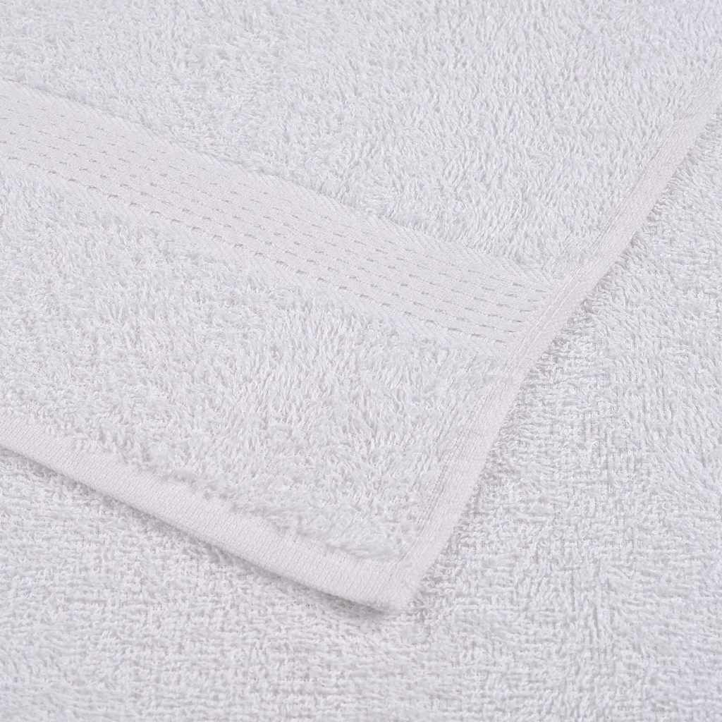 Soap Towels 4 pcs White 30x30 cm 360 gsm 100% Cotton