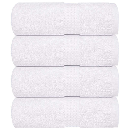 Guest Towels 4 pcs White 30x50 cm 360 gsm 100% Cotton