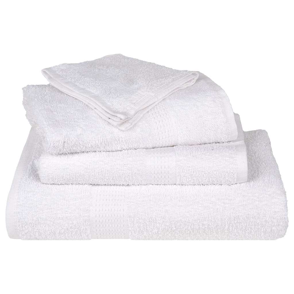 Guest Towels 10 pcs White 30x50 cm 360 gsm 100% Cotton